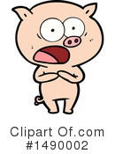 Pig Clipart #1490002 by lineartestpilot
