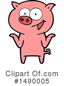 Pig Clipart #1490005 by lineartestpilot