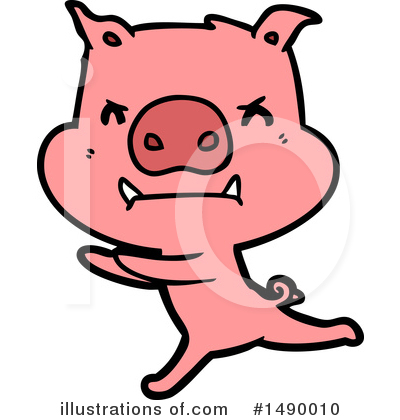 Royalty-Free (RF) Pig Clipart Illustration by lineartestpilot - Stock Sample #1490010