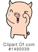 Pig Clipart #1490039 by lineartestpilot