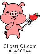 Pig Clipart #1490044 by lineartestpilot