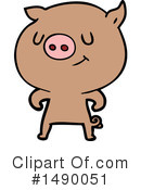 Pig Clipart #1490051 by lineartestpilot