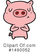 Pig Clipart #1490052 by lineartestpilot
