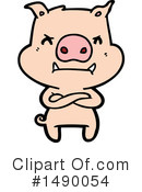 Pig Clipart #1490054 by lineartestpilot
