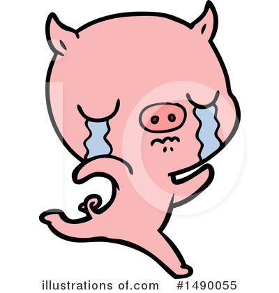 Royalty-Free (RF) Pig Clipart Illustration by lineartestpilot - Stock Sample #1490055