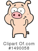 Pig Clipart #1490058 by lineartestpilot