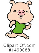 Pig Clipart #1490068 by lineartestpilot