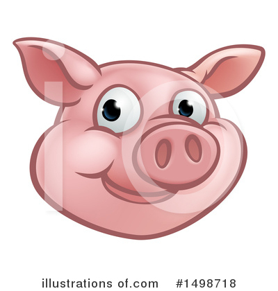 Royalty-Free (RF) Pig Clipart Illustration by AtStockIllustration - Stock Sample #1498718