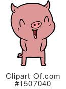 Pig Clipart #1507040 by lineartestpilot