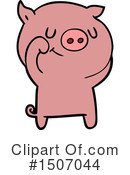 Pig Clipart #1507044 by lineartestpilot