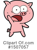 Pig Clipart #1507057 by lineartestpilot
