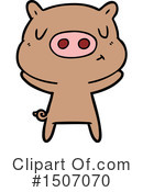 Pig Clipart #1507070 by lineartestpilot