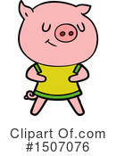 Pig Clipart #1507076 by lineartestpilot
