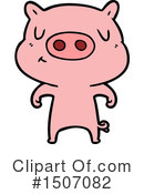 Pig Clipart #1507082 by lineartestpilot
