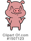 Pig Clipart #1507123 by lineartestpilot