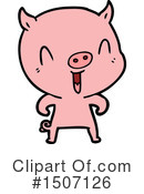 Pig Clipart #1507126 by lineartestpilot