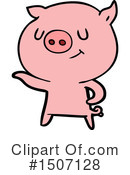 Pig Clipart #1507128 by lineartestpilot
