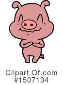 Pig Clipart #1507134 by lineartestpilot