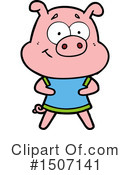 Pig Clipart #1507141 by lineartestpilot