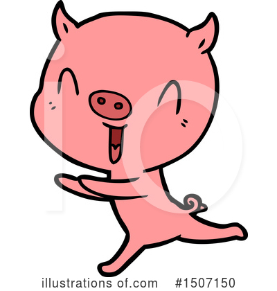 Royalty-Free (RF) Pig Clipart Illustration by lineartestpilot - Stock Sample #1507150