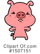 Pig Clipart #1507151 by lineartestpilot