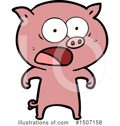 Royalty-Free (RF) Pig Clipart Illustration by lineartestpilot - Stock Sample #1507158