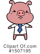 Pig Clipart #1507195 by lineartestpilot