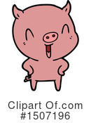 Pig Clipart #1507196 by lineartestpilot