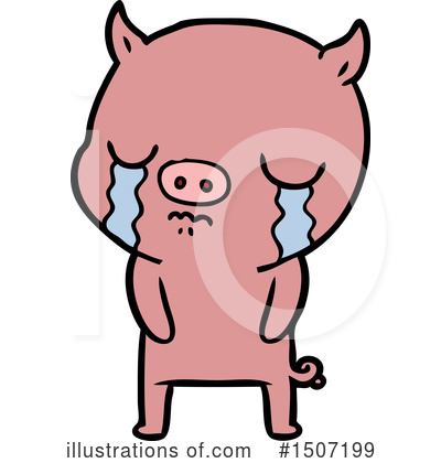 Royalty-Free (RF) Pig Clipart Illustration by lineartestpilot - Stock Sample #1507199