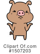 Pig Clipart #1507203 by lineartestpilot