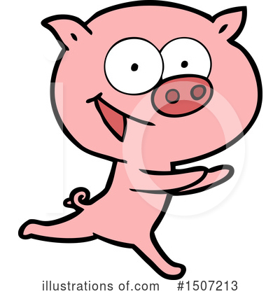 Royalty-Free (RF) Pig Clipart Illustration by lineartestpilot - Stock Sample #1507213