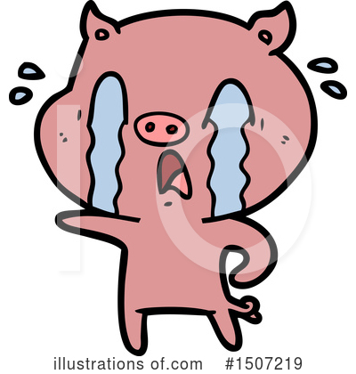 Royalty-Free (RF) Pig Clipart Illustration by lineartestpilot - Stock Sample #1507219