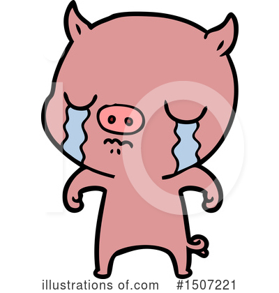 Royalty-Free (RF) Pig Clipart Illustration by lineartestpilot - Stock Sample #1507221