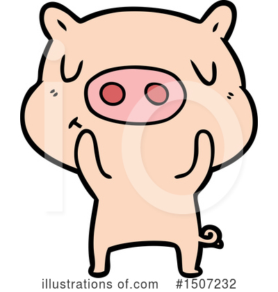 Royalty-Free (RF) Pig Clipart Illustration by lineartestpilot - Stock Sample #1507232