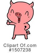 Pig Clipart #1507238 by lineartestpilot