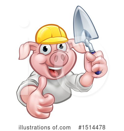 Royalty-Free (RF) Pig Clipart Illustration by AtStockIllustration - Stock Sample #1514478