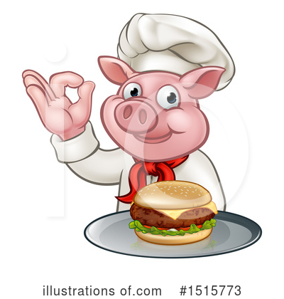 Chef Pig Clipart #1515773 by AtStockIllustration