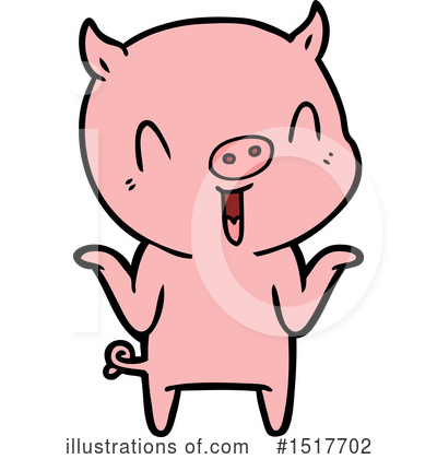 Royalty-Free (RF) Pig Clipart Illustration by lineartestpilot - Stock Sample #1517702