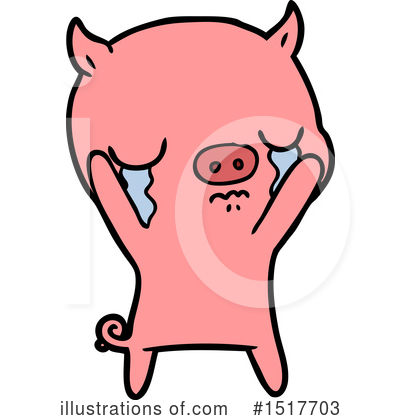 Royalty-Free (RF) Pig Clipart Illustration by lineartestpilot - Stock Sample #1517703