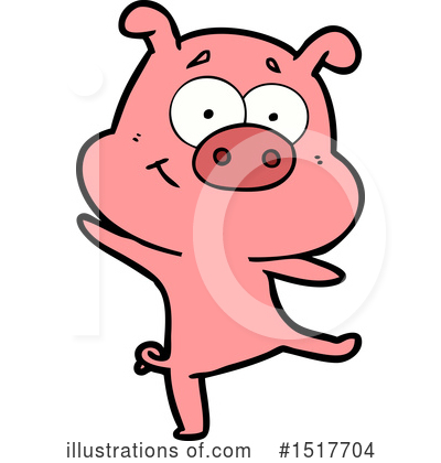 Royalty-Free (RF) Pig Clipart Illustration by lineartestpilot - Stock Sample #1517704