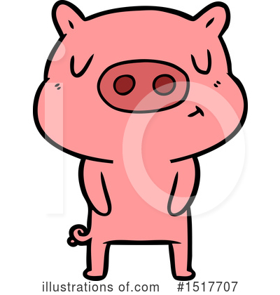 Royalty-Free (RF) Pig Clipart Illustration by lineartestpilot - Stock Sample #1517707