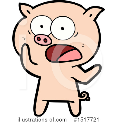 Royalty-Free (RF) Pig Clipart Illustration by lineartestpilot - Stock Sample #1517721