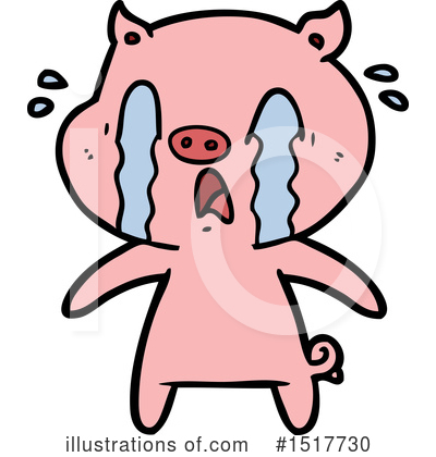 Royalty-Free (RF) Pig Clipart Illustration by lineartestpilot - Stock Sample #1517730