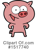Pig Clipart #1517740 by lineartestpilot