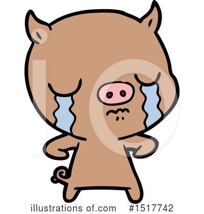 Royalty-Free (RF) Pig Clipart Illustration by lineartestpilot - Stock Sample #1517742