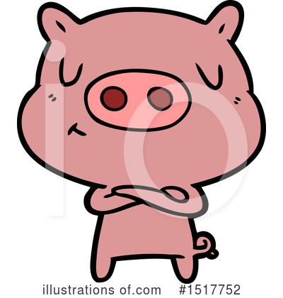 Royalty-Free (RF) Pig Clipart Illustration by lineartestpilot - Stock Sample #1517752