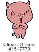 Pig Clipart #1517770 by lineartestpilot