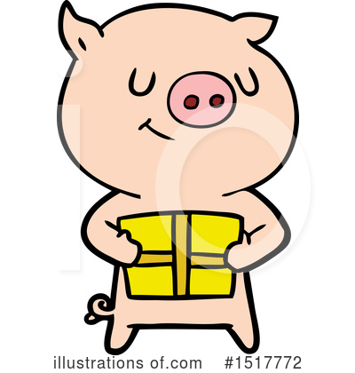 Royalty-Free (RF) Pig Clipart Illustration by lineartestpilot - Stock Sample #1517772
