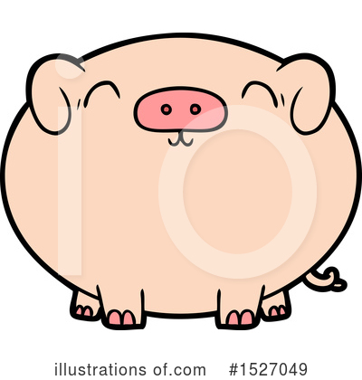 Royalty-Free (RF) Pig Clipart Illustration by lineartestpilot - Stock Sample #1527049