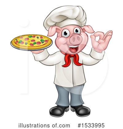 Royalty-Free (RF) Pig Clipart Illustration by AtStockIllustration - Stock Sample #1533995